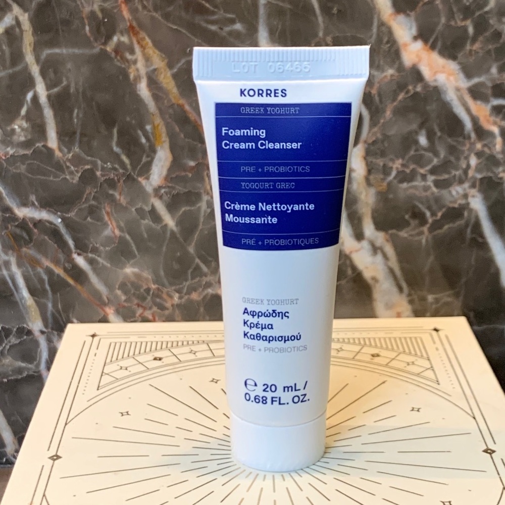 5 for $25 item🌺 Mini Korres Greek Yoghurt Foaming Cream Cleanser
